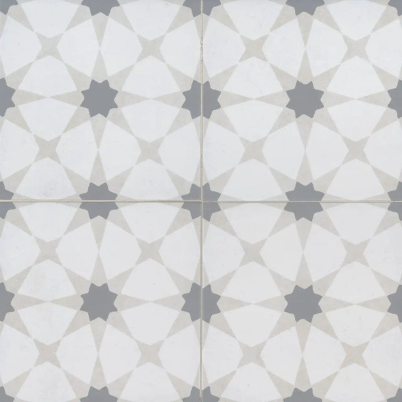 Kenzzi Zoudia Matte Porcelain Tiles 8x8 close up