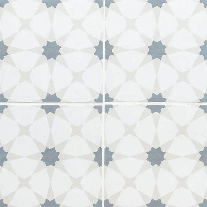 Kenzzi Zoudia Matte Porcelain Tiles 8x8 close up
