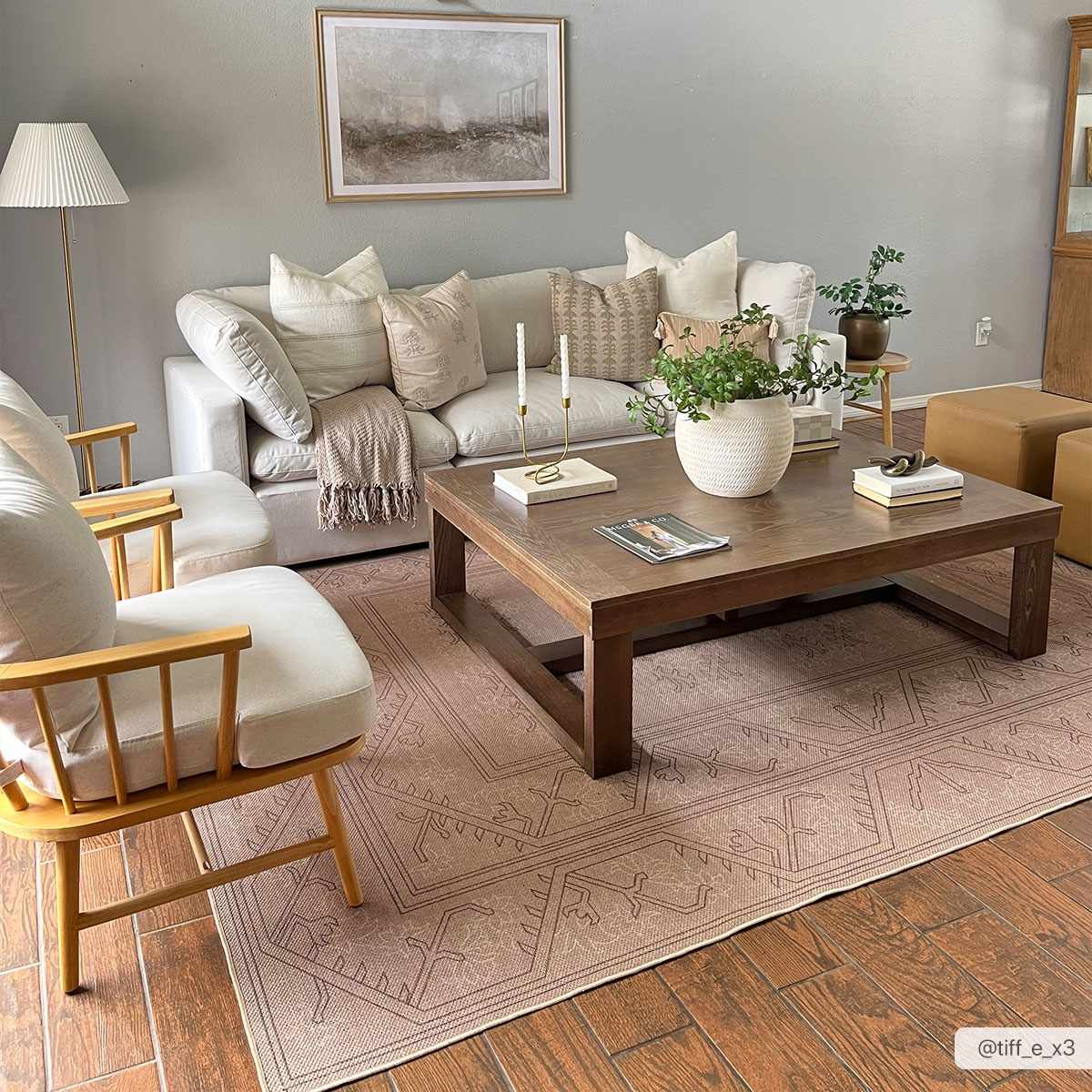 Naja Washable Area Rug - Clearance by Boutique Rugs