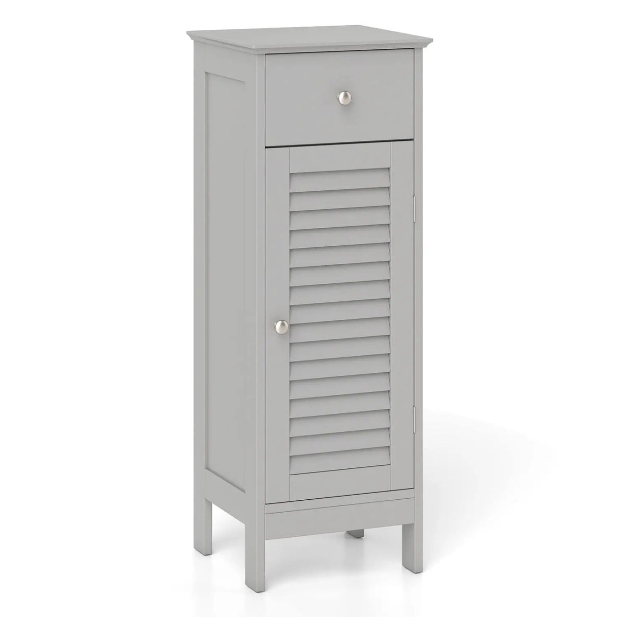 Narrow Bathroom Storage Cabinet with Adjustable Shelf & Drawer by DirectDeals
