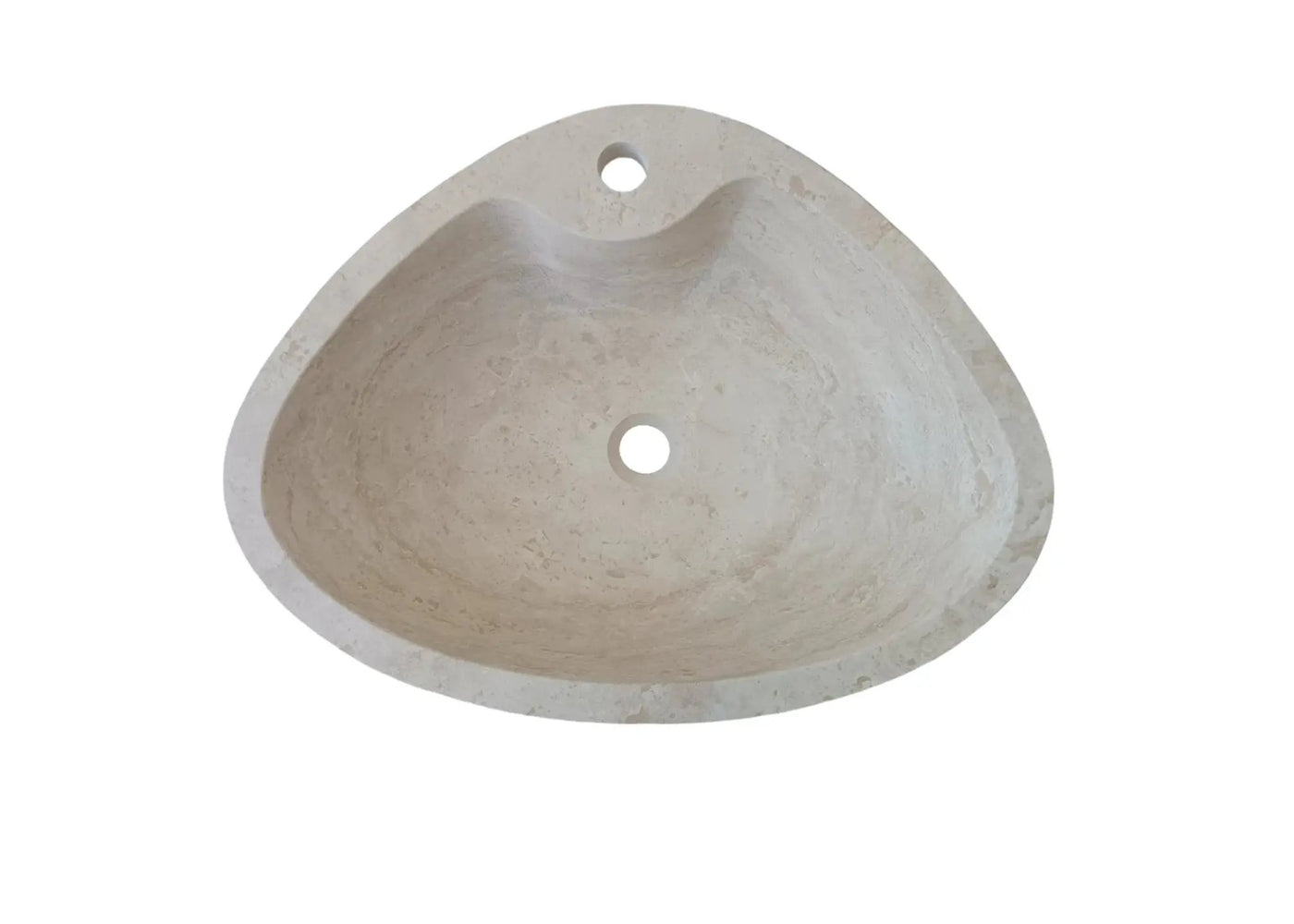 Natural Travertine Vessel Sink Honed and Filled 23.6x17.7x5.9 by GobekDesign