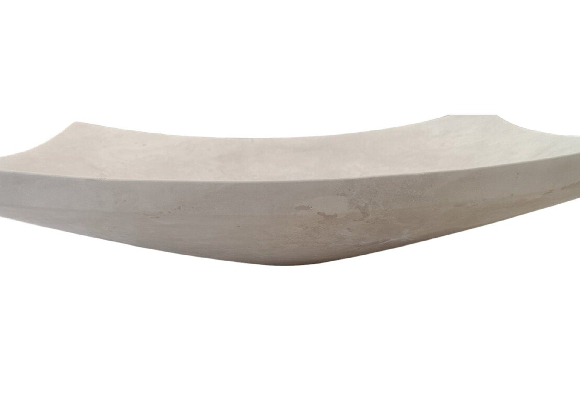 Natural Stone Light Travertine Unique Modern Special Design Customizable Vessel Sink (W)25.6" (L)17.7" (H)4.7" by GobekDesign