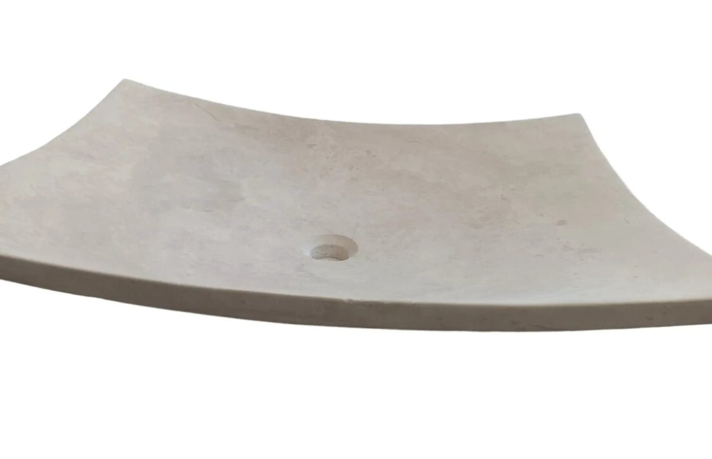Light Travertine Natural Stone Vessel Sink - Honed 25.6x17.7 by GobekDesign