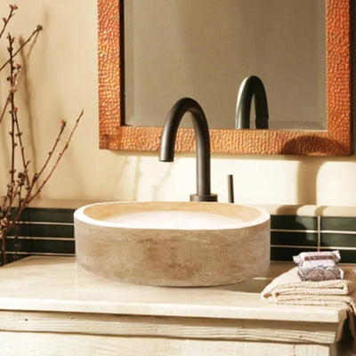 Travertine Vessel Sinks