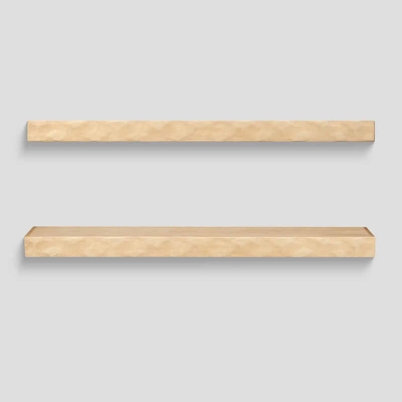 Hewn Floating Kitchen Shelf – Real Wood by Dogberrycollections