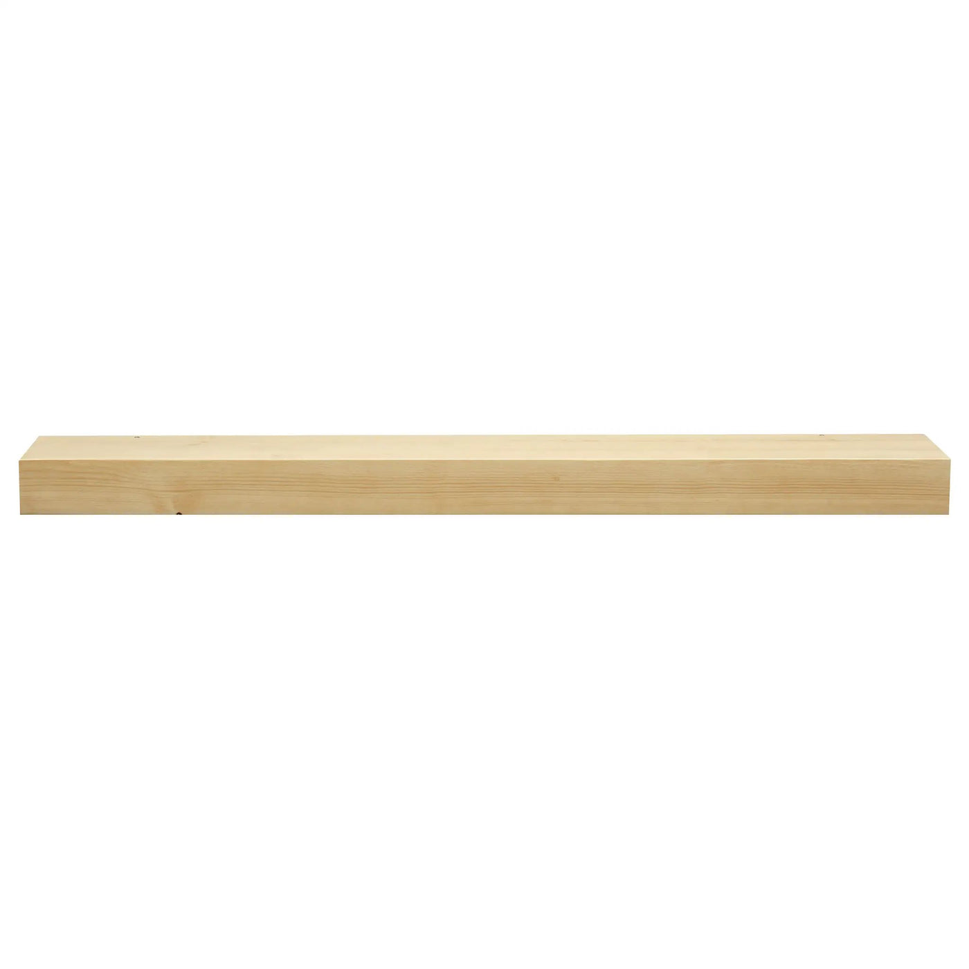 Smooth Solid Floating Timber Fireplace Mantel Shelf by Dogberrycollections