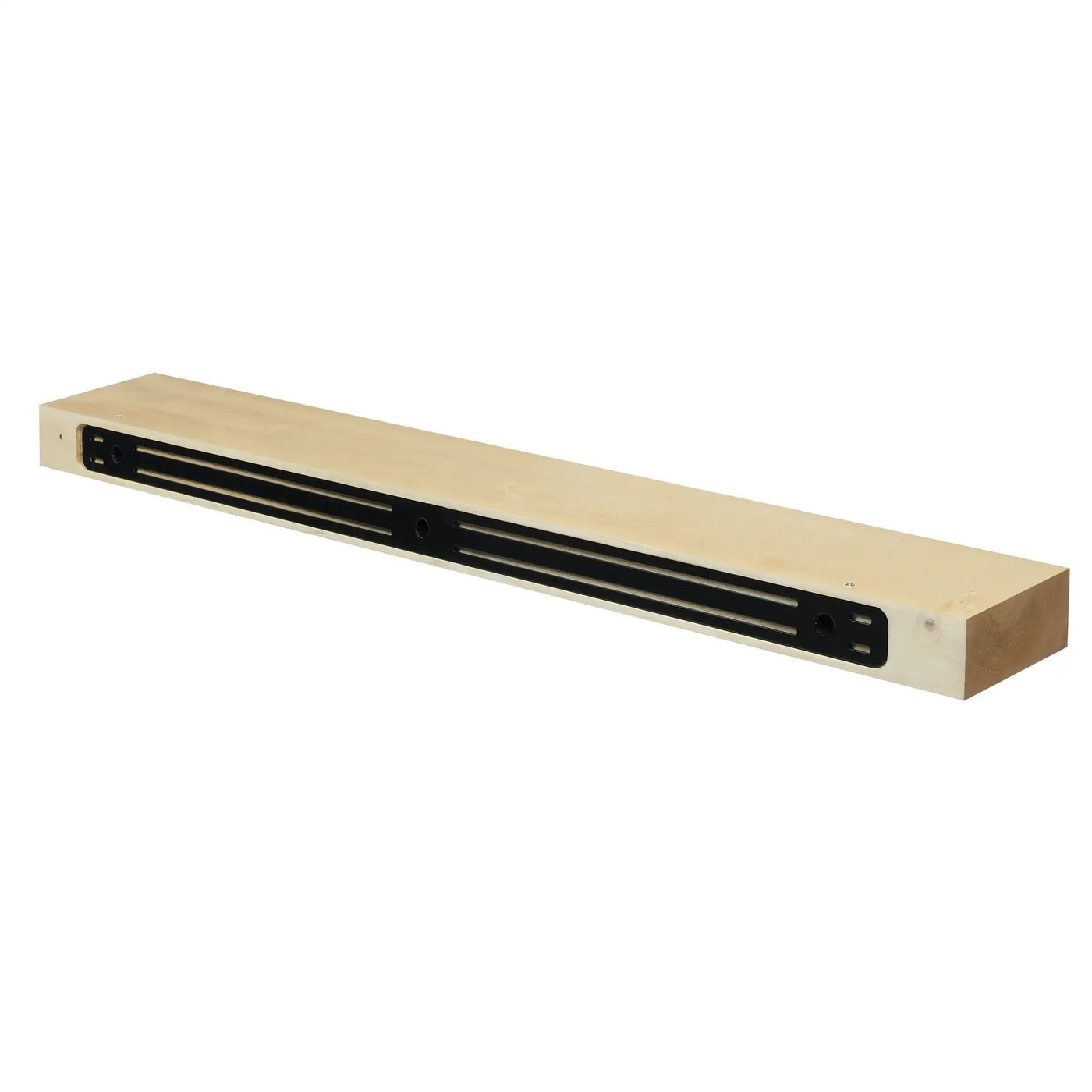 Smooth Solid Floating Timber Fireplace Mantel Shelf by Dogberrycollections
