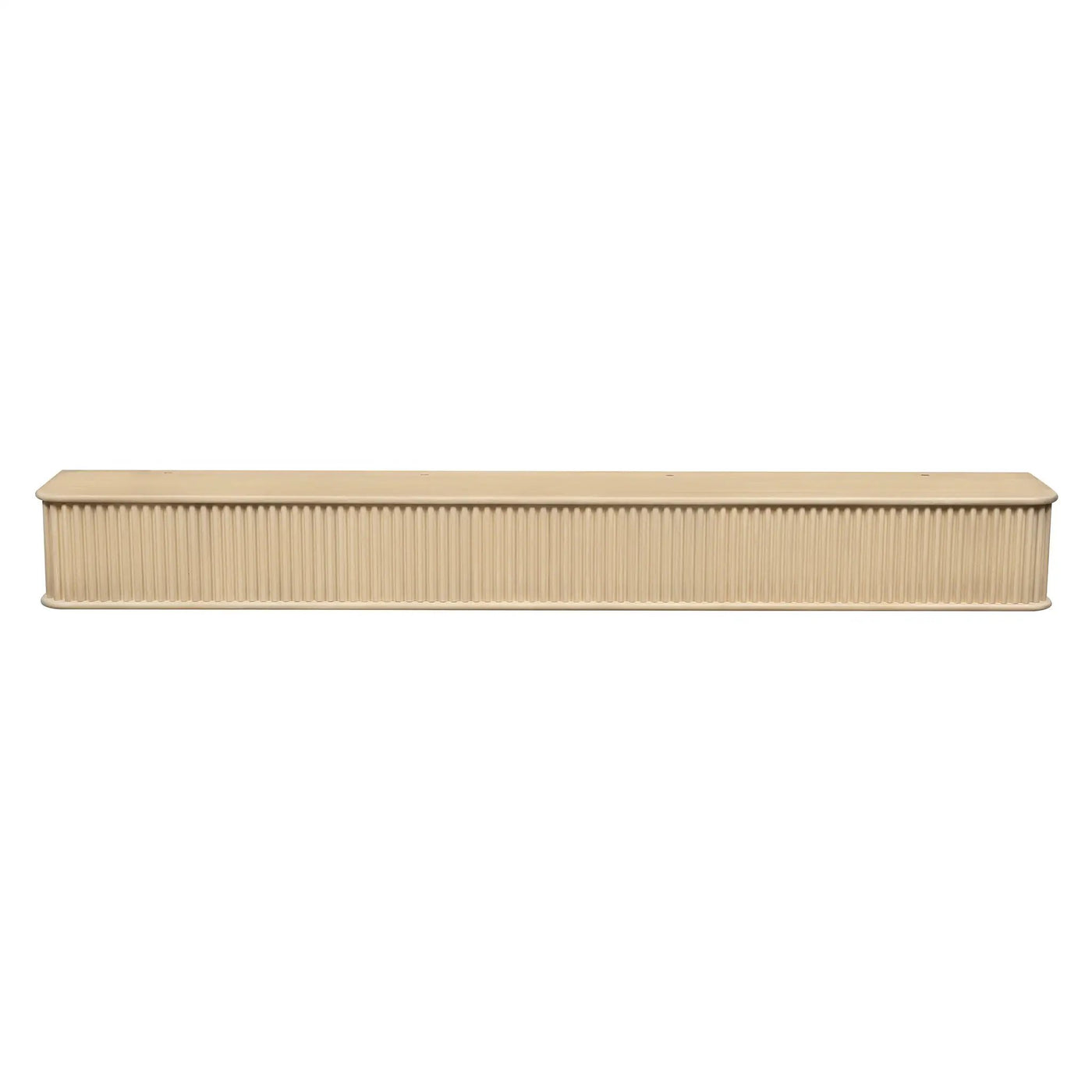 Fluted Fireplace Mantel Shelf – Real Wood by Dogberrycollections