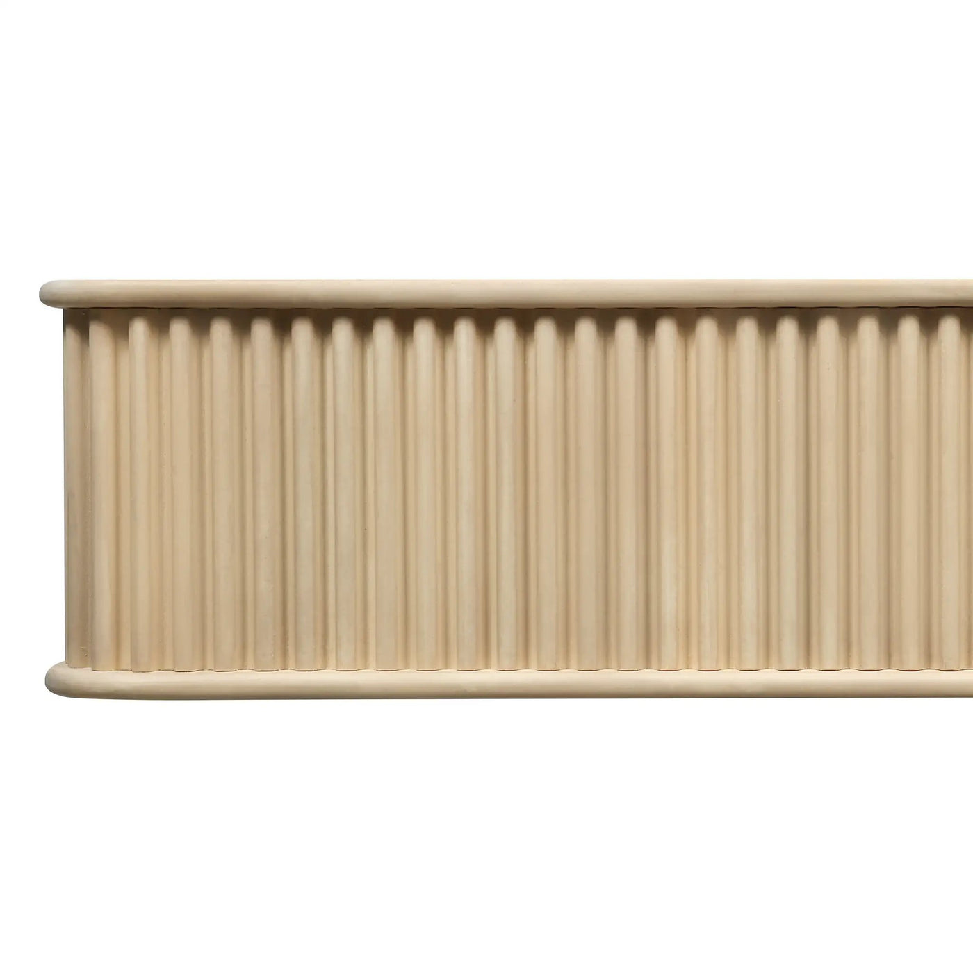 Fluted Fireplace Mantel Shelf – Real Wood by Dogberrycollections