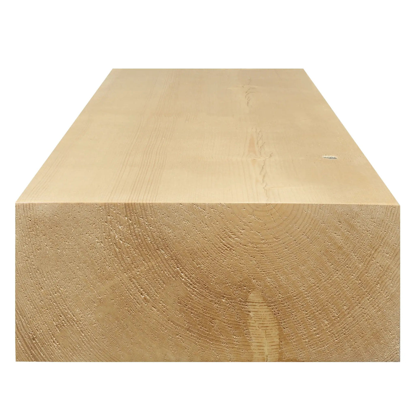 Smooth Solid Floating Timber Fireplace Mantel Shelf by Dogberrycollections