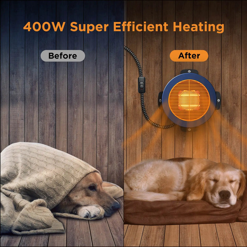 (Open Box) Neighborhood DH400A Dog House Heater by TURBRO