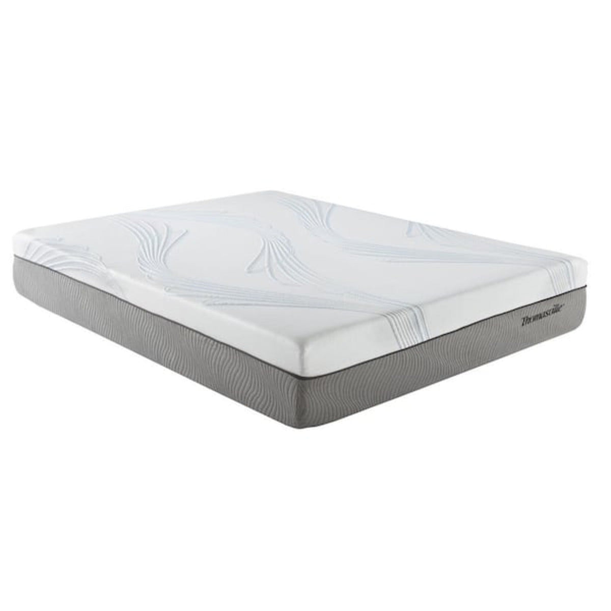 New Pluma White/Gray 12" SensaFlex GelLux King Mattress, photo 2 of 6