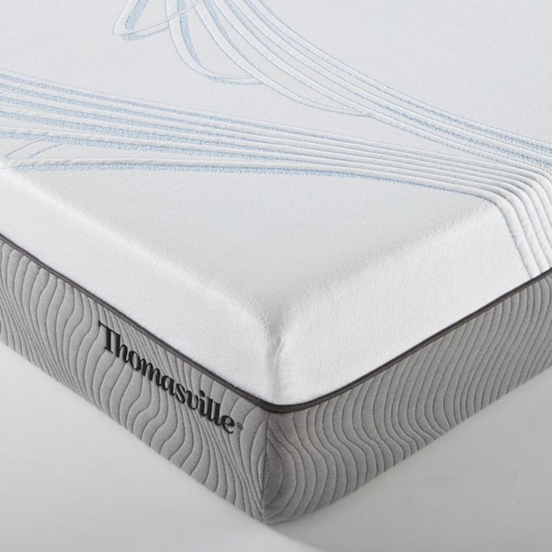 New Pluma White/Gray 12" SensaFlex GelLux King Mattress by Ornate Furniture