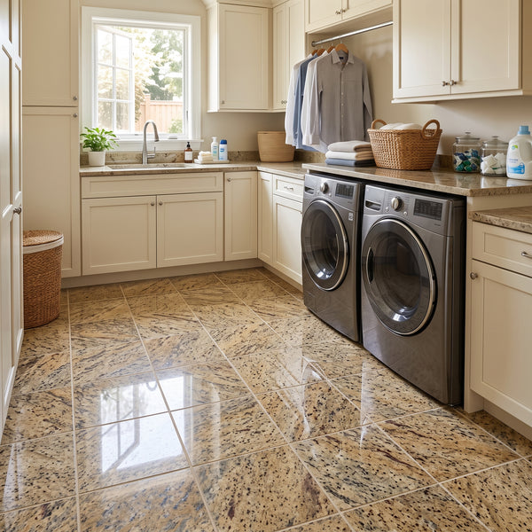New Venetian Gold Polished Granite Tiles 12x12