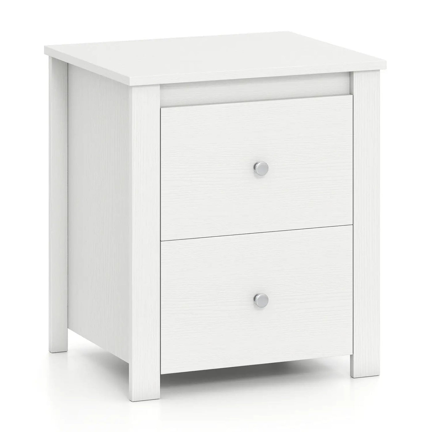 2-Drawer Nightstand with Storage for Bedroom & Living Room by DirectDeals