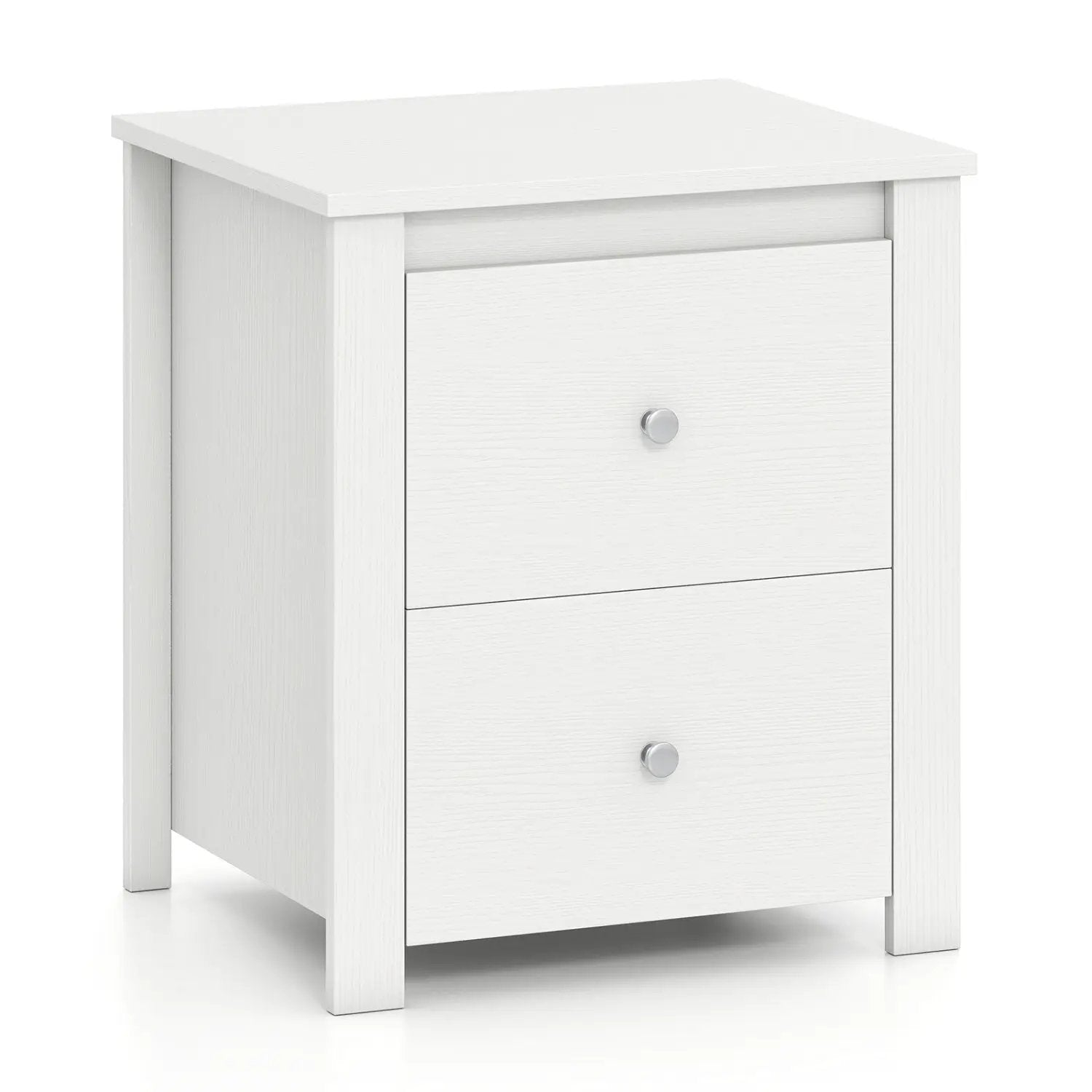 2-Drawer Nightstand with Storage for Bedroom & Living Room by DirectDeals