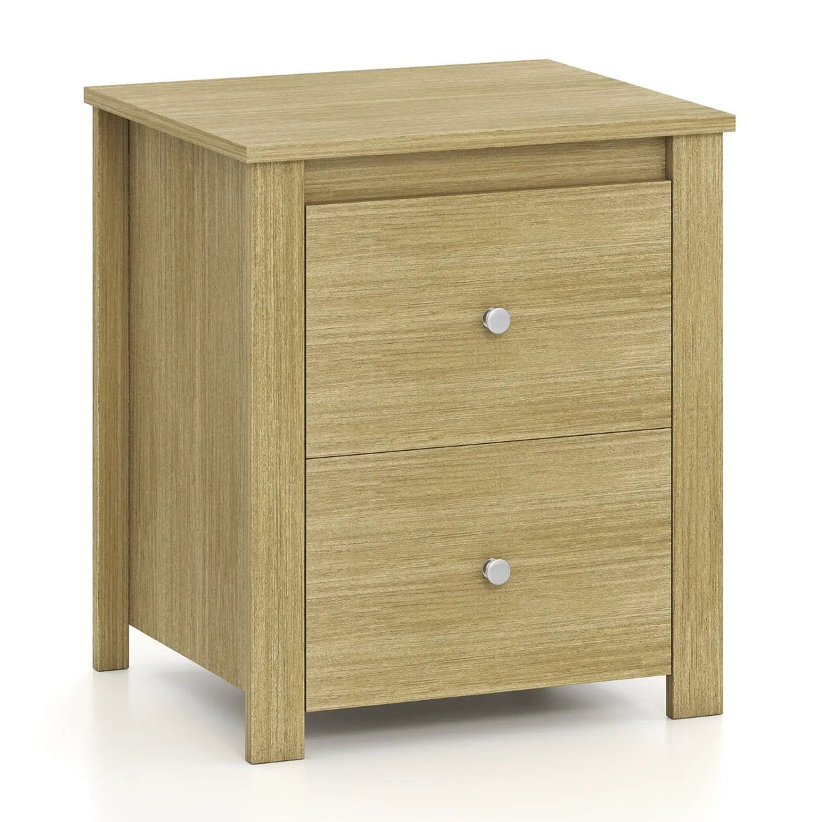 2-Drawer Nightstand with Storage for Bedroom & Living Room by DirectDeals