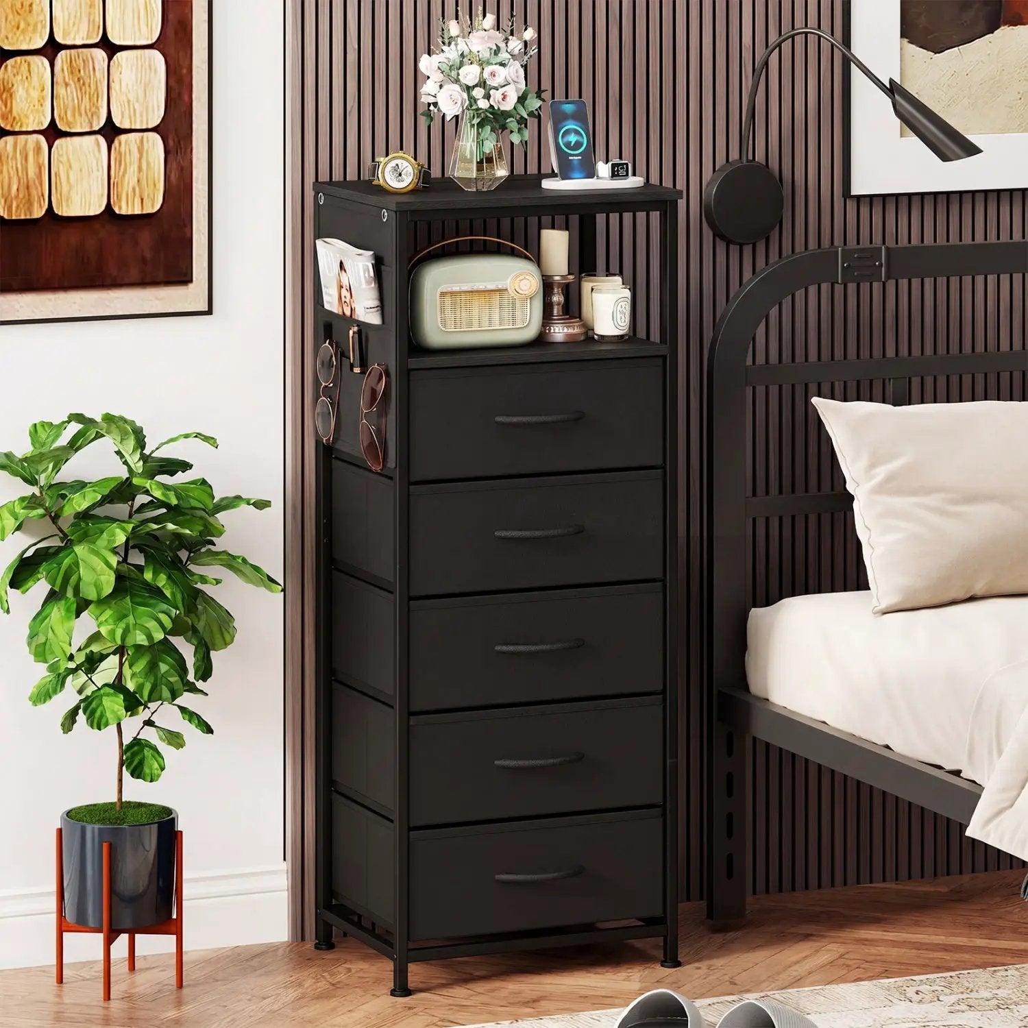 Wall Mounted Pipe Clothing Rack with 2 Hanging Rods by DirectDeals
