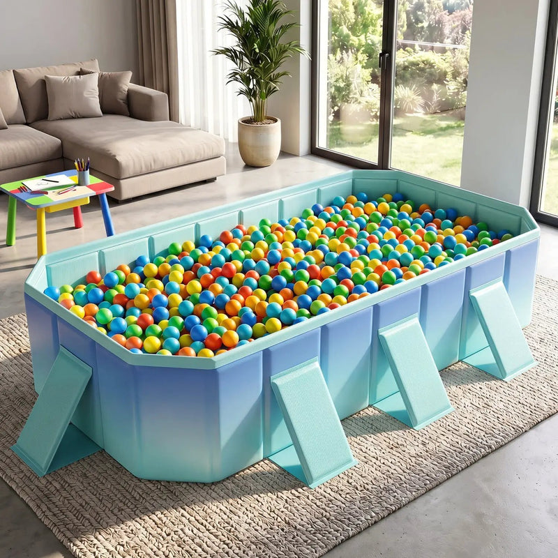 Portable Above Ground Swimming Pool with 24 Wall Panels by DirectDeals