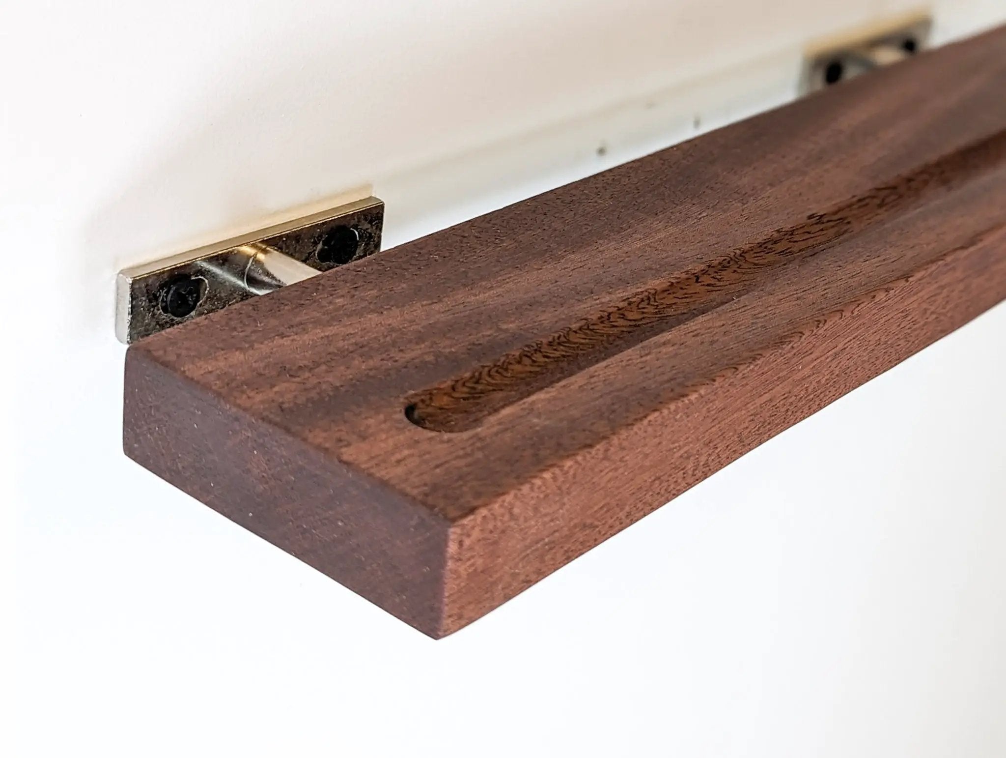 Vinyl Record Floating Shelf in Oak by NookWoodworking