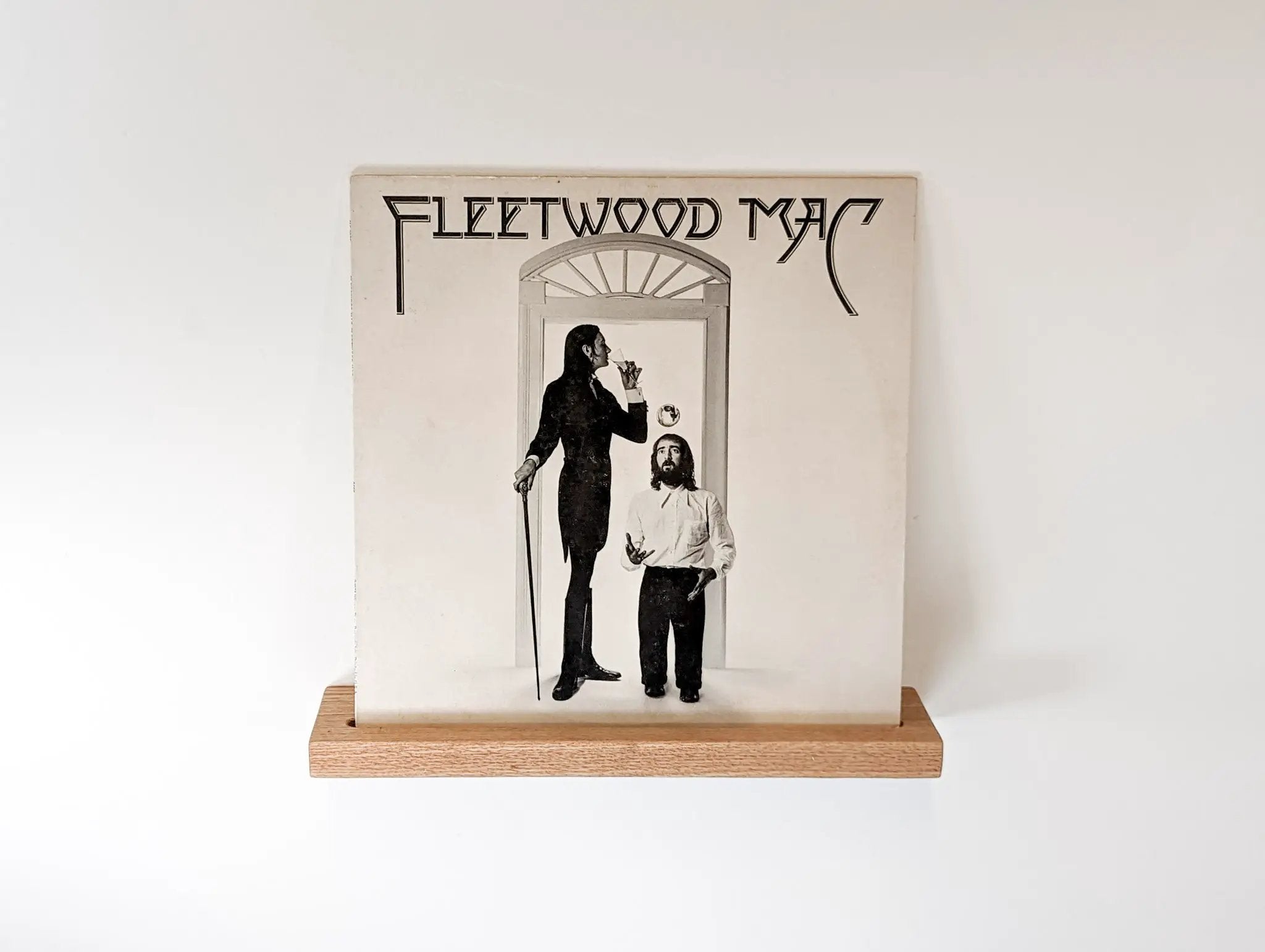 Vinyl Record Floating Shelf in Oak by NookWoodworking