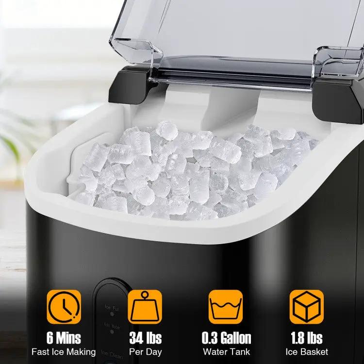 Nugget Countertop Ice Maker with Soft Chewable Ice by DirectDeals