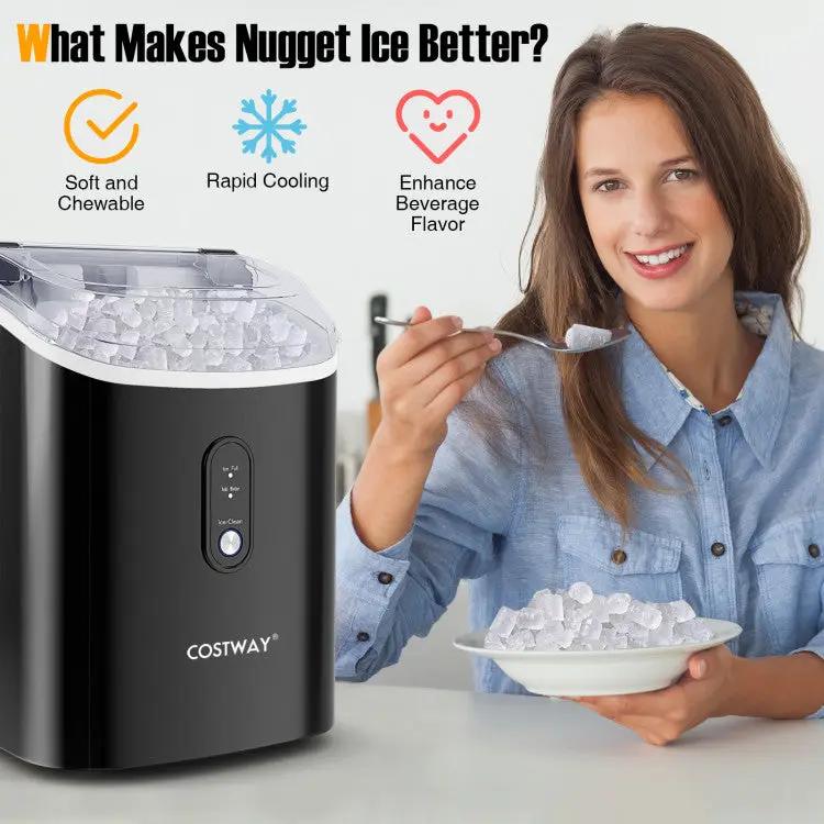 Nugget Countertop Ice Maker with Soft Chewable Ice by DirectDeals
