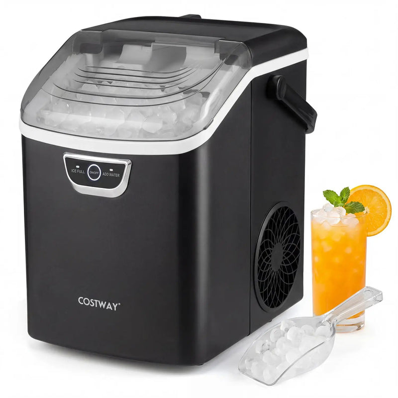 Nugget Ice Maker Countertop with Audible Ice Full Alarm by DirectDeals