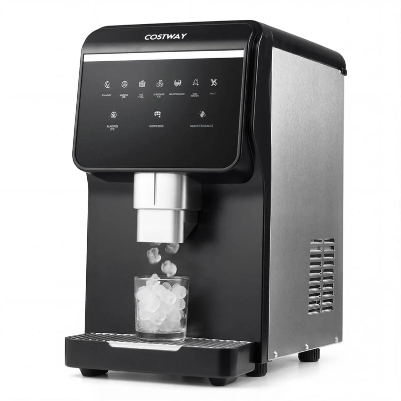 Nugget Ice Maker with Self Dispensing 80 LBS Per Day Chewable Pellet Ice Machine by DirectDeals