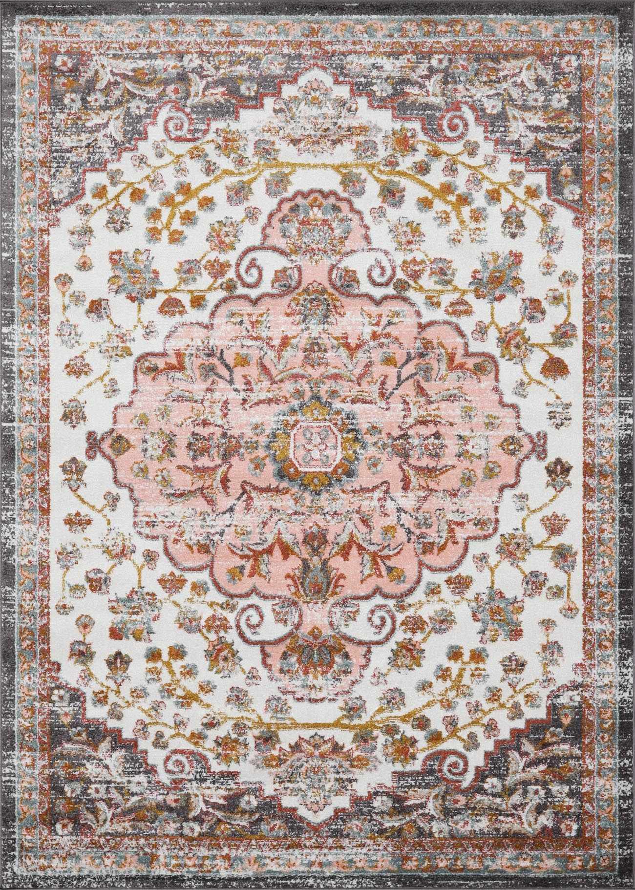 Oark Floral Medallion Area Rug by Boutique Rugs
