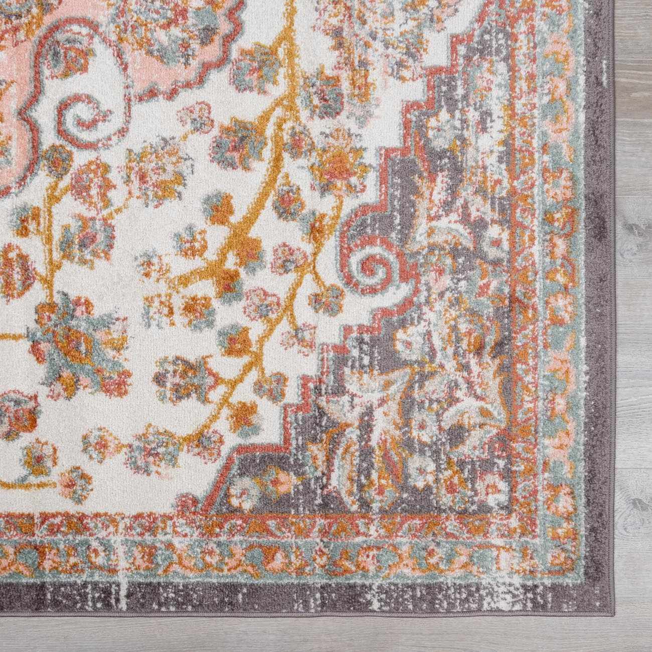 Oark Floral Medallion Area Rug by Boutique Rugs