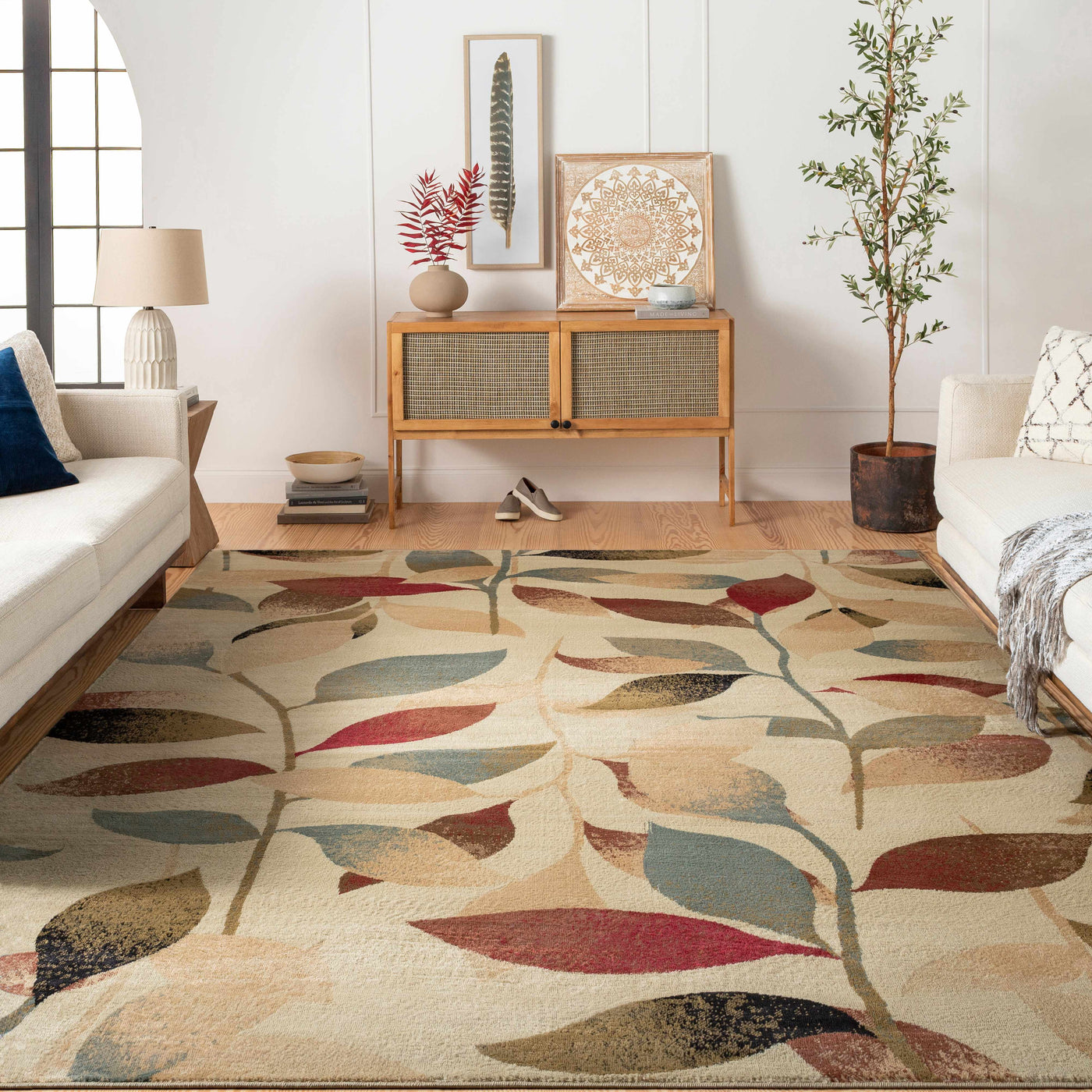 Ober Fall Leaves Rug by Boutique Rugs