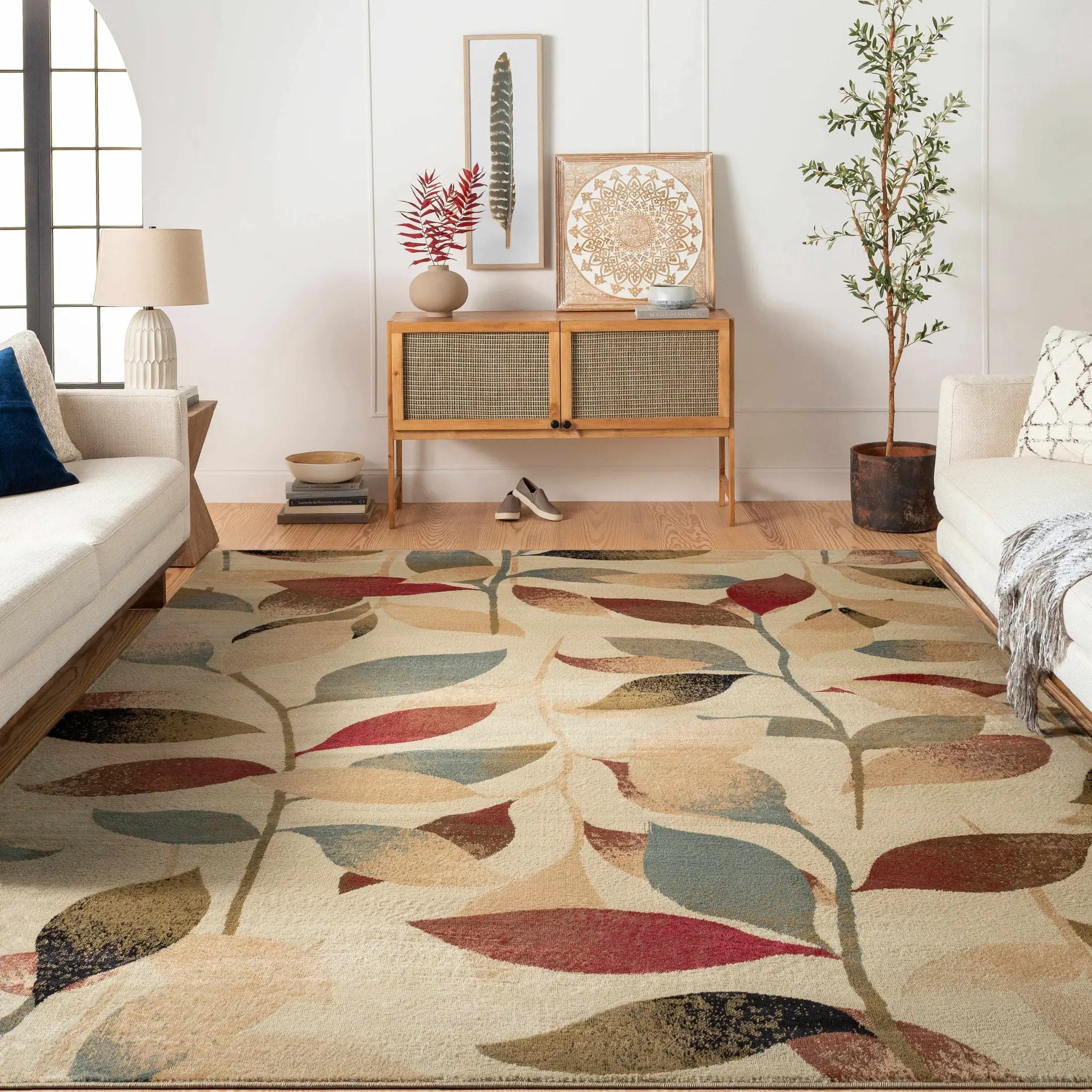 Ober Fall Leaves Rug by Boutique Rugs