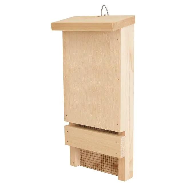 Outdoor Wood Bat House Kit - Holds up to 12 Bats - Made in USA by HomePacific