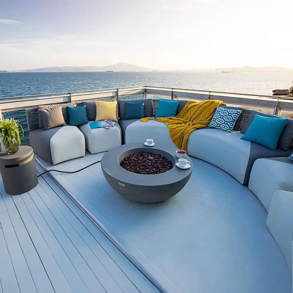Lunar Outdoor Fire Bowl - Select Fuel Type by EnvelorHome