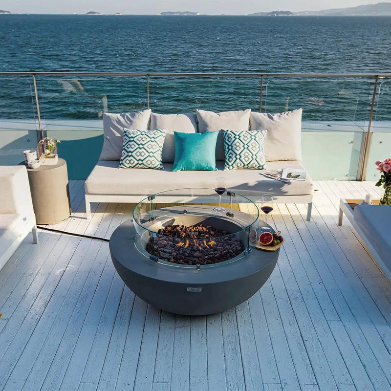 Lunar Outdoor Fire Bowl - Select Fuel Type