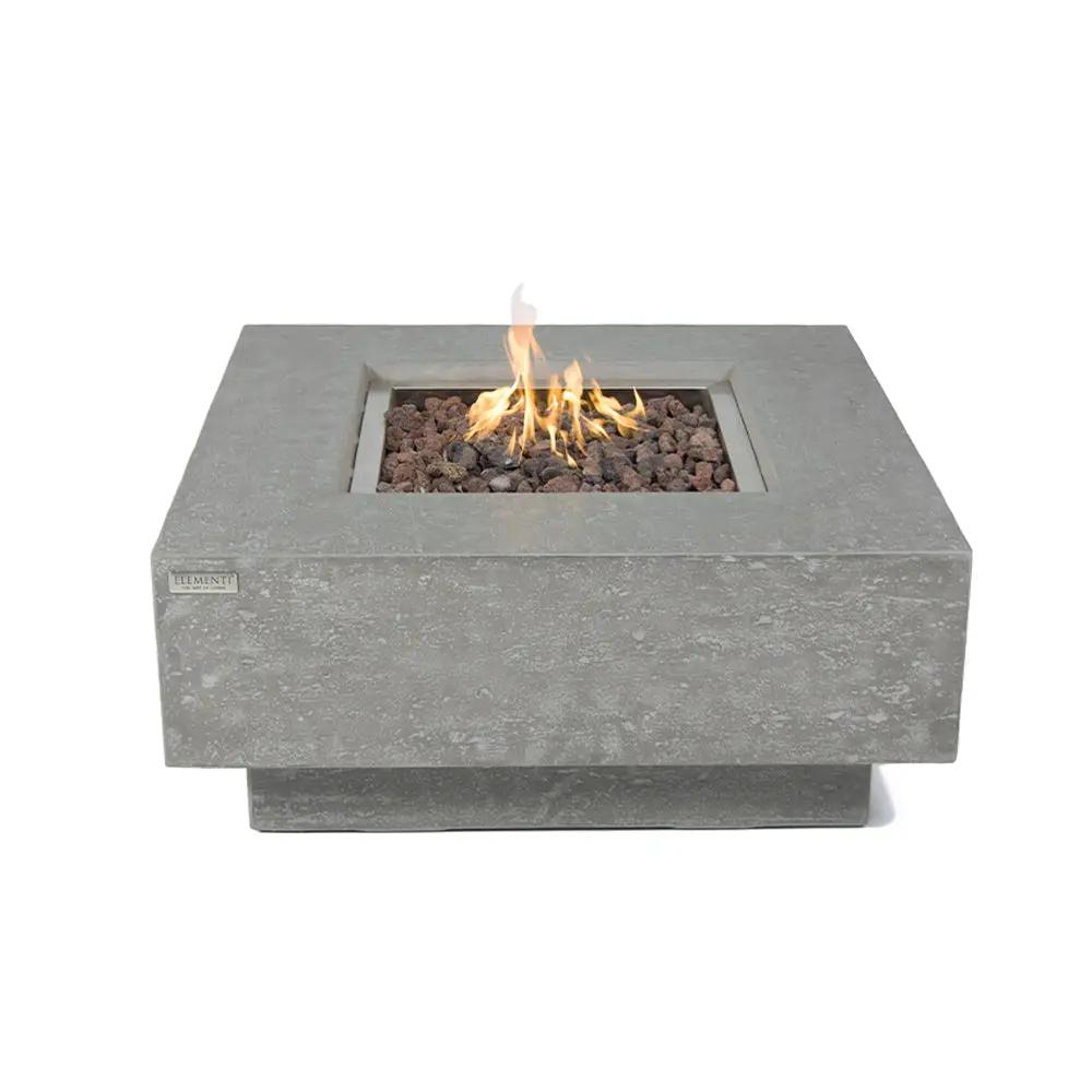 Manhattan Outdoor Fire Pit Table - Select Fuel Type by EnvelorHome