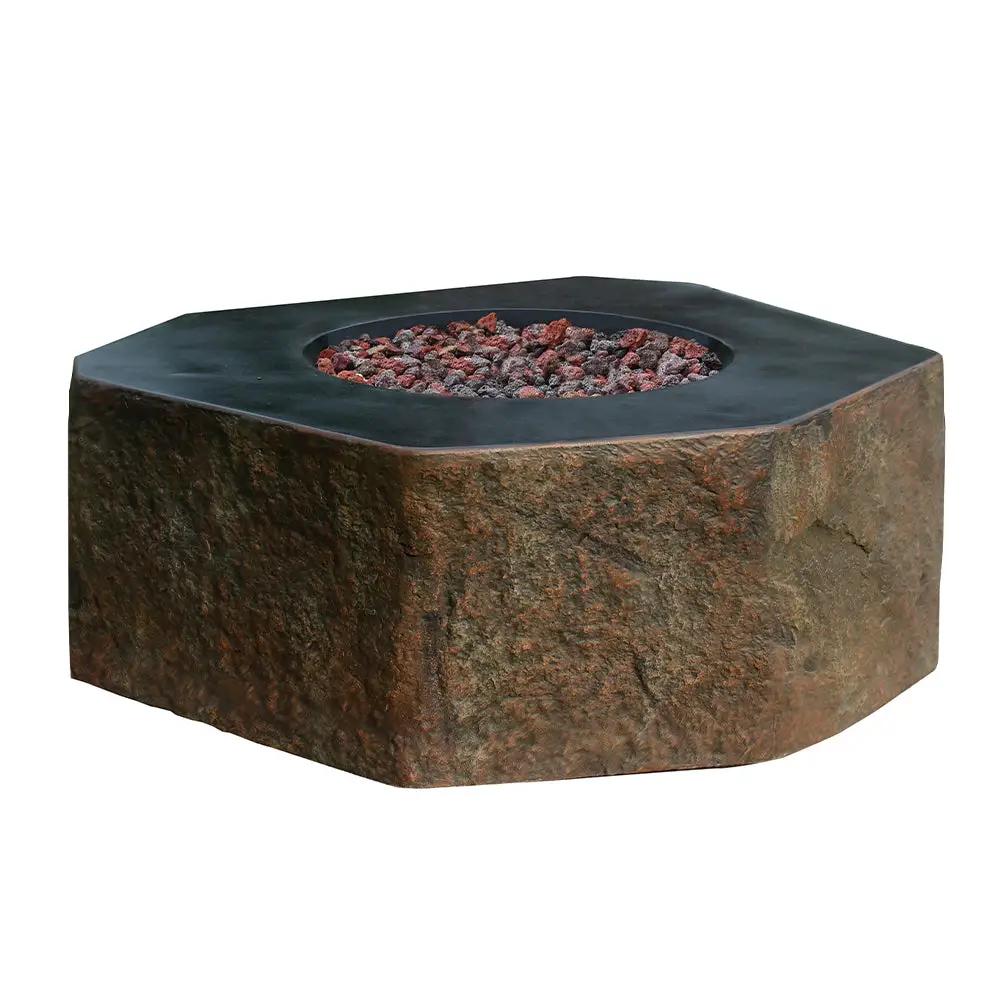 Outdoor Columbia Fire Pit Table - Select Fuel Type by EnvelorHome