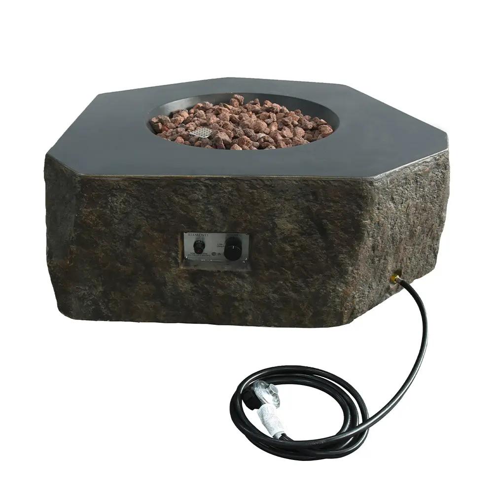 Outdoor Columbia Fire Pit Table - Select Fuel Type by EnvelorHome