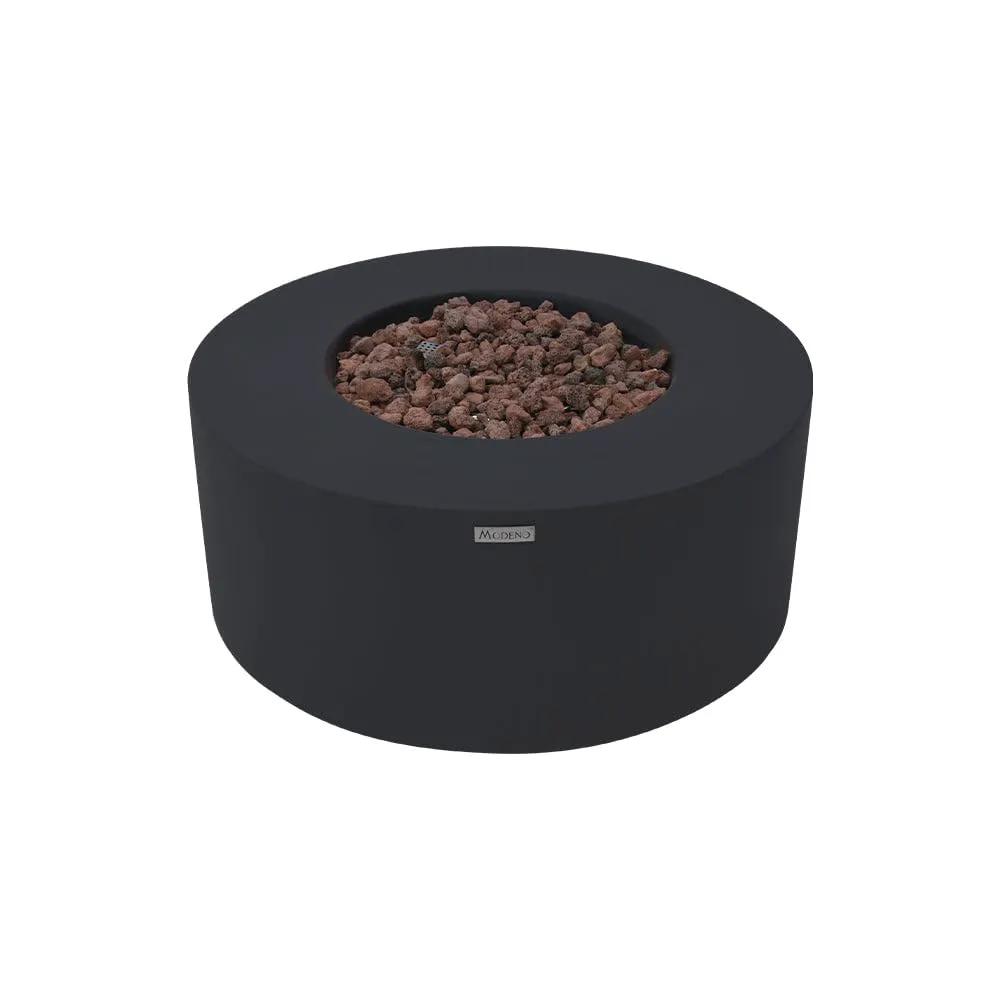 Venice Outdoor Firepit Table - 34 Inches - Select Fuel Type by EnvelorHome