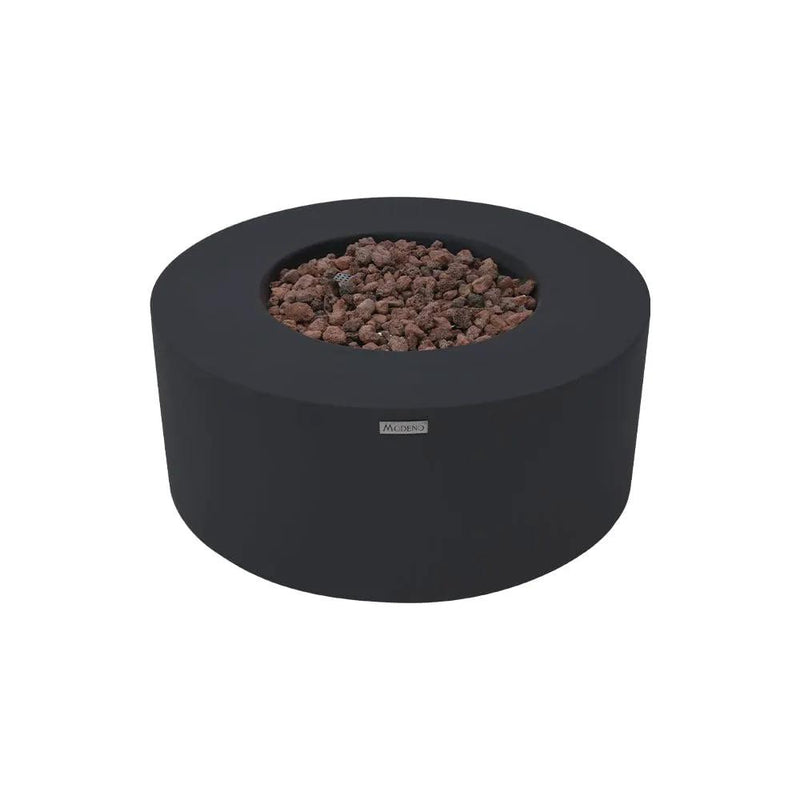 Venice Outdoor Firepit Table - 34 Inches - Select Fuel Type by EnvelorHome