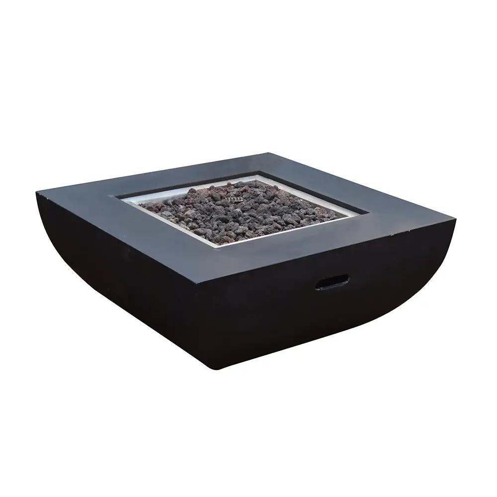Aurora Outdoor Firepit Table - 34 Inches - Select Fuel Type by EnvelorHome