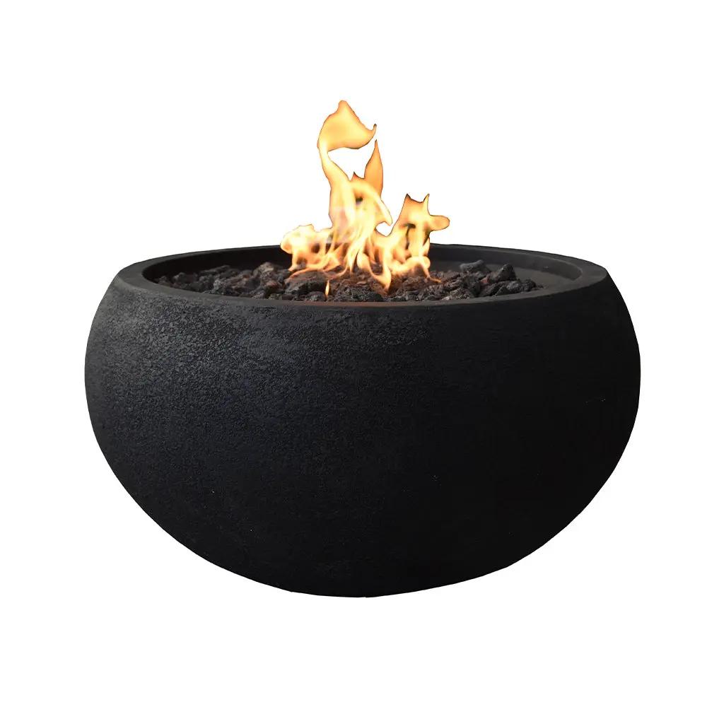 York Outdoor Firepit Table - 27 Inches - Select Fuel Type by EnvelorHome