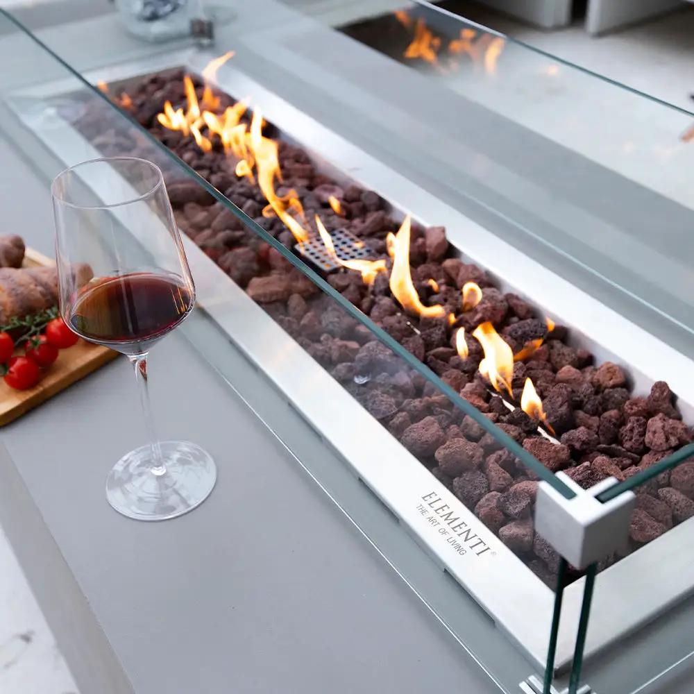 Granville Outdoor Fire Pit Table - Select Fuel Type by EnvelorHome