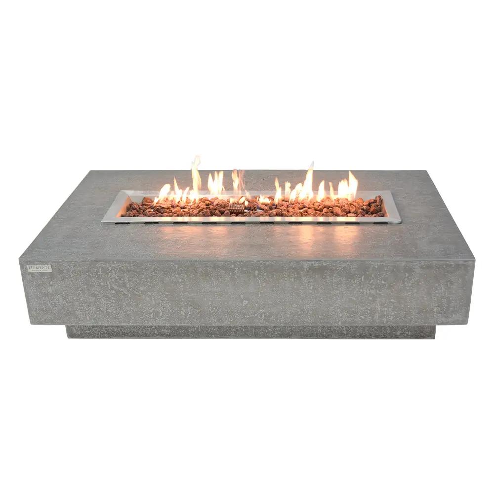 Hampton Outdoor Fire Pit Table - Select Fuel Type by EnvelorHome