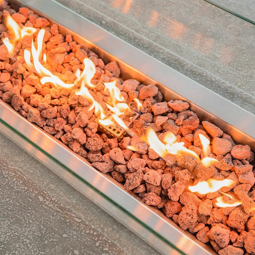 Hampton Outdoor Fire Pit Table - Select Fuel Type by EnvelorHome