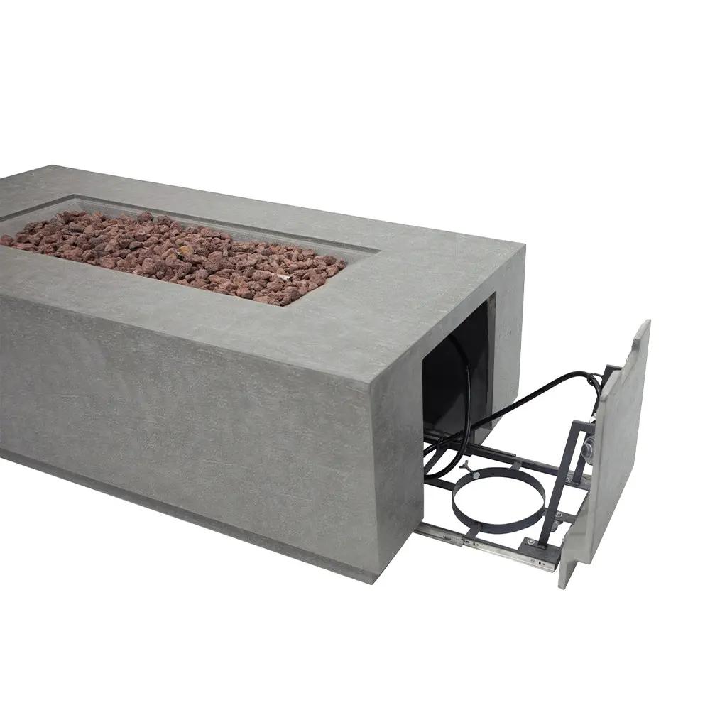 Elementi Andes Propane Fire Pit 66 x 32 Inches by EnvelorHome