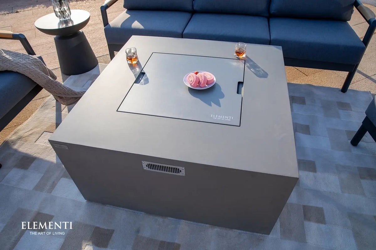 Elementi Rocky Propane Fire Pit, 43 x 43 Inches by EnvelorHome