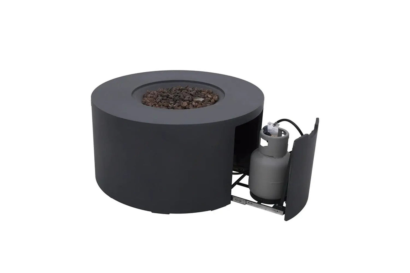Sol Living Pacaya Propane Fire Pit Light Grey, 43 x 43 Inches by EnvelorHome