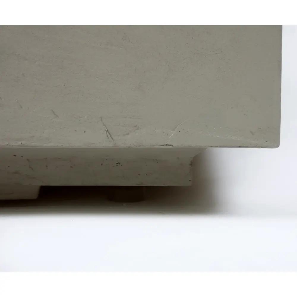 Capertee Outdoor Space Grey Fire Pit Table - Select Fuel Type by EnvelorHome